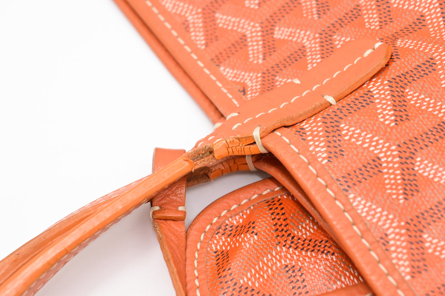 Goyard Saint Louis PM in Orange Goyardine Canvas