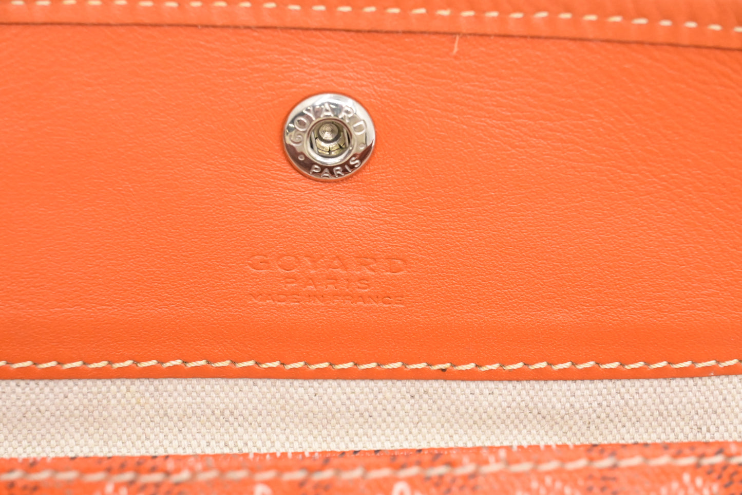 Goyard Saint Louis PM in Orange Goyardine Canvas