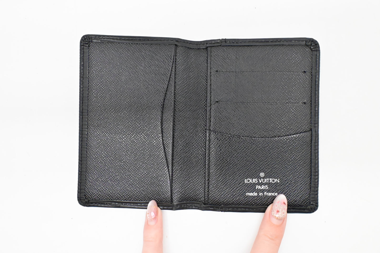 Louis Vuitton Card Case in Black Epi Leather