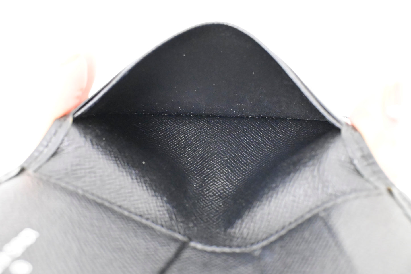 Louis Vuitton Card Case in Black Epi Leather