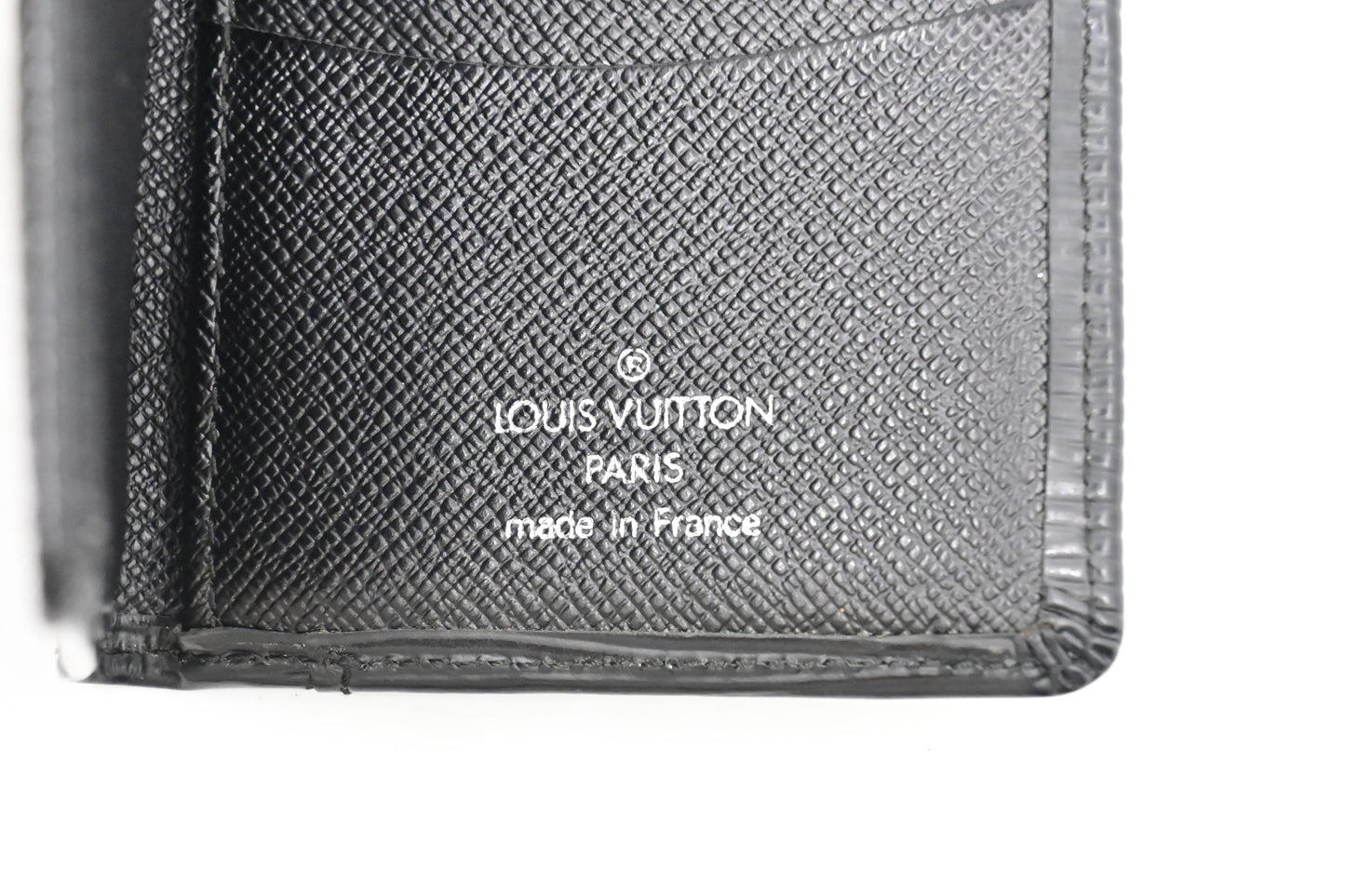 Louis Vuitton Card Case in Black Epi Leather