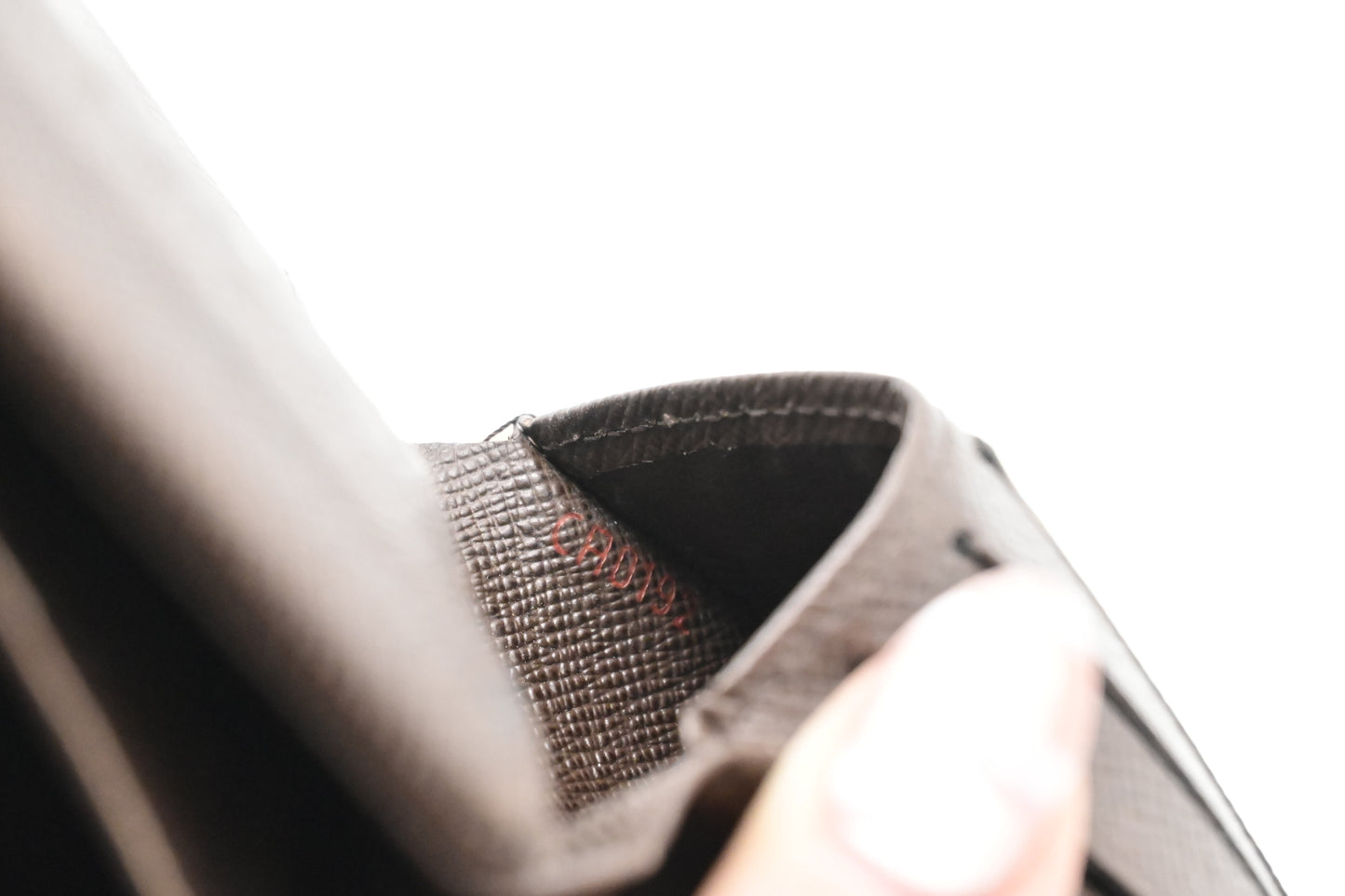 Louis Vuitton Marco Wallet in Damier Ebene Canvas
