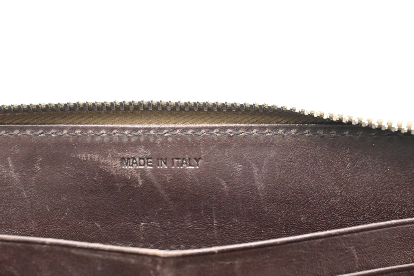 Prada Long Zippy Wallet in Beige Canvas