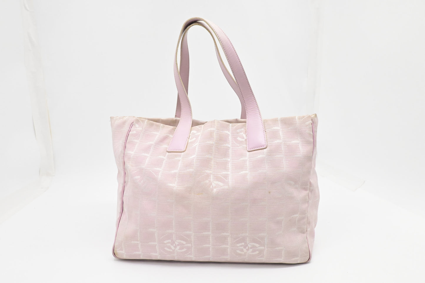 Chanel New Travel Line Tote in Pink Canvas
