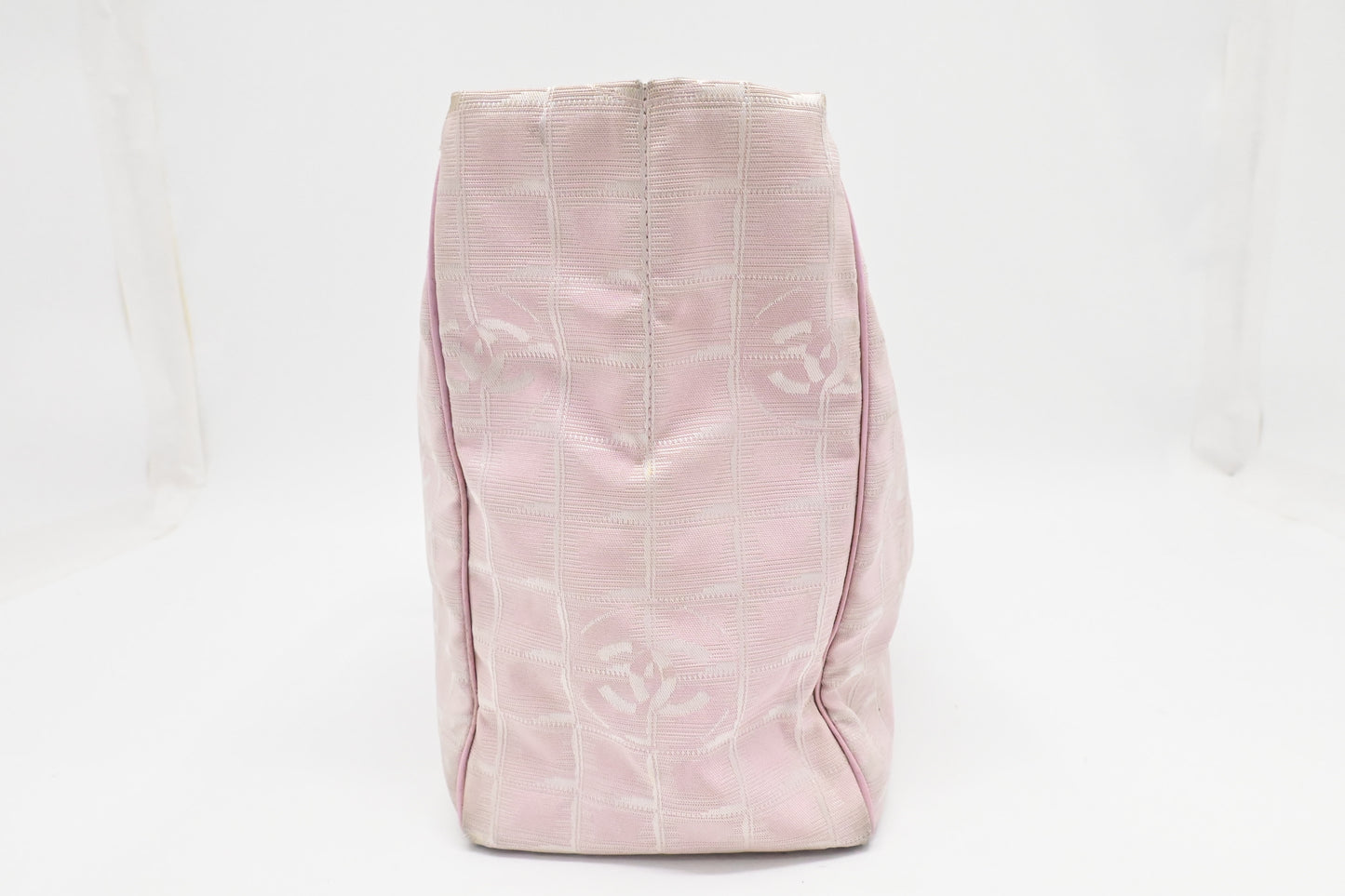 Chanel New Travel Line Tote in Pink Canvas