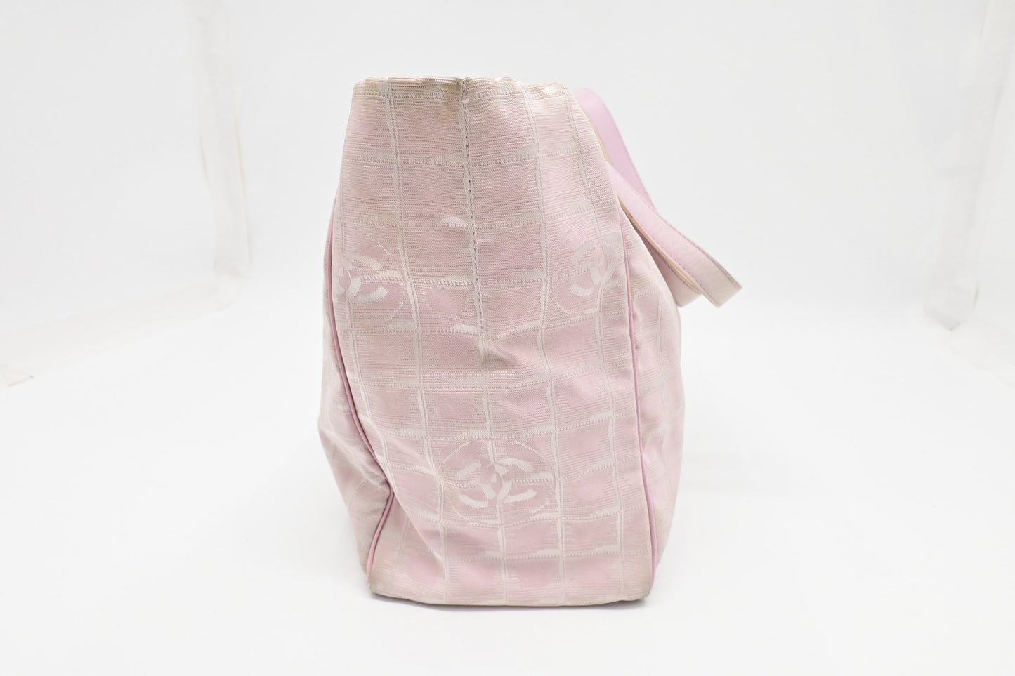 Chanel New Travel Line Tote in Pink Canvas