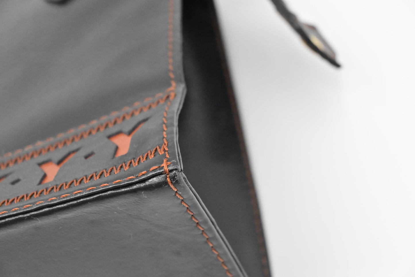 YSL Saint Laurent 2-Way Bag in Black Leather