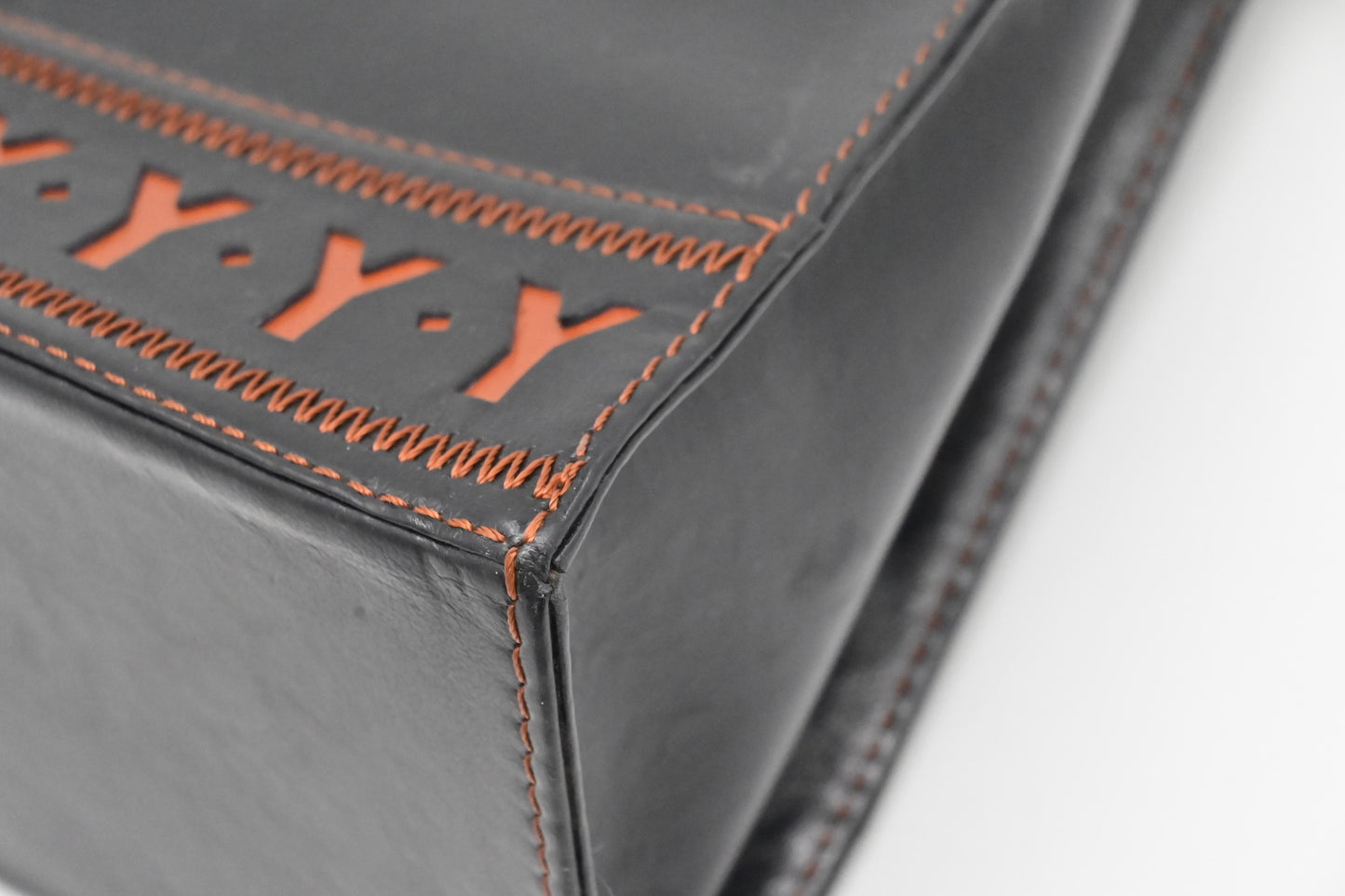 YSL Saint Laurent 2-Way Bag in Black Leather