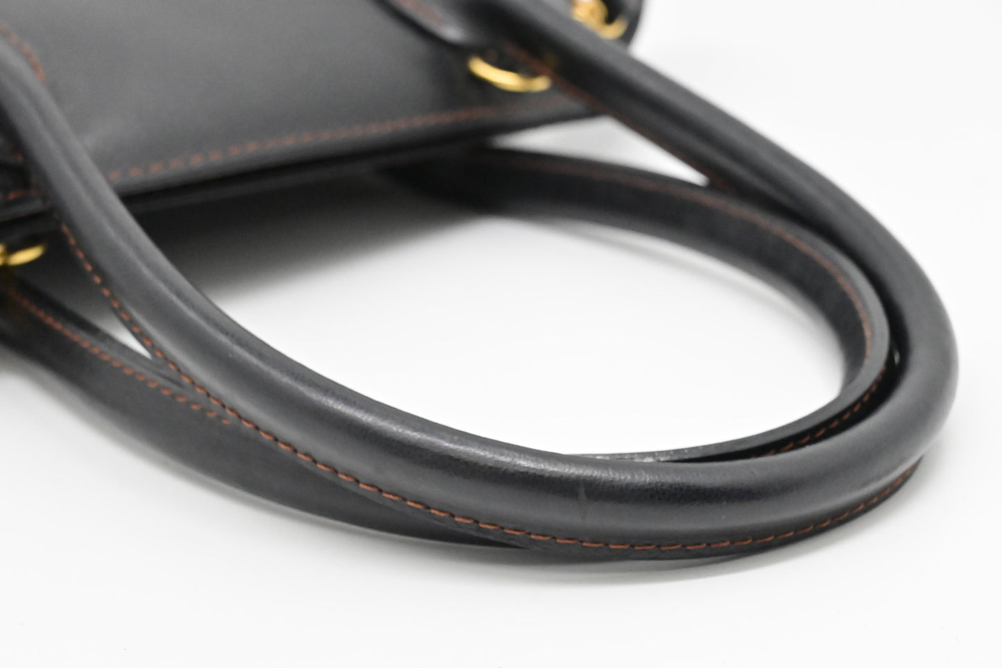 YSL Saint Laurent 2-Way Bag in Black Leather