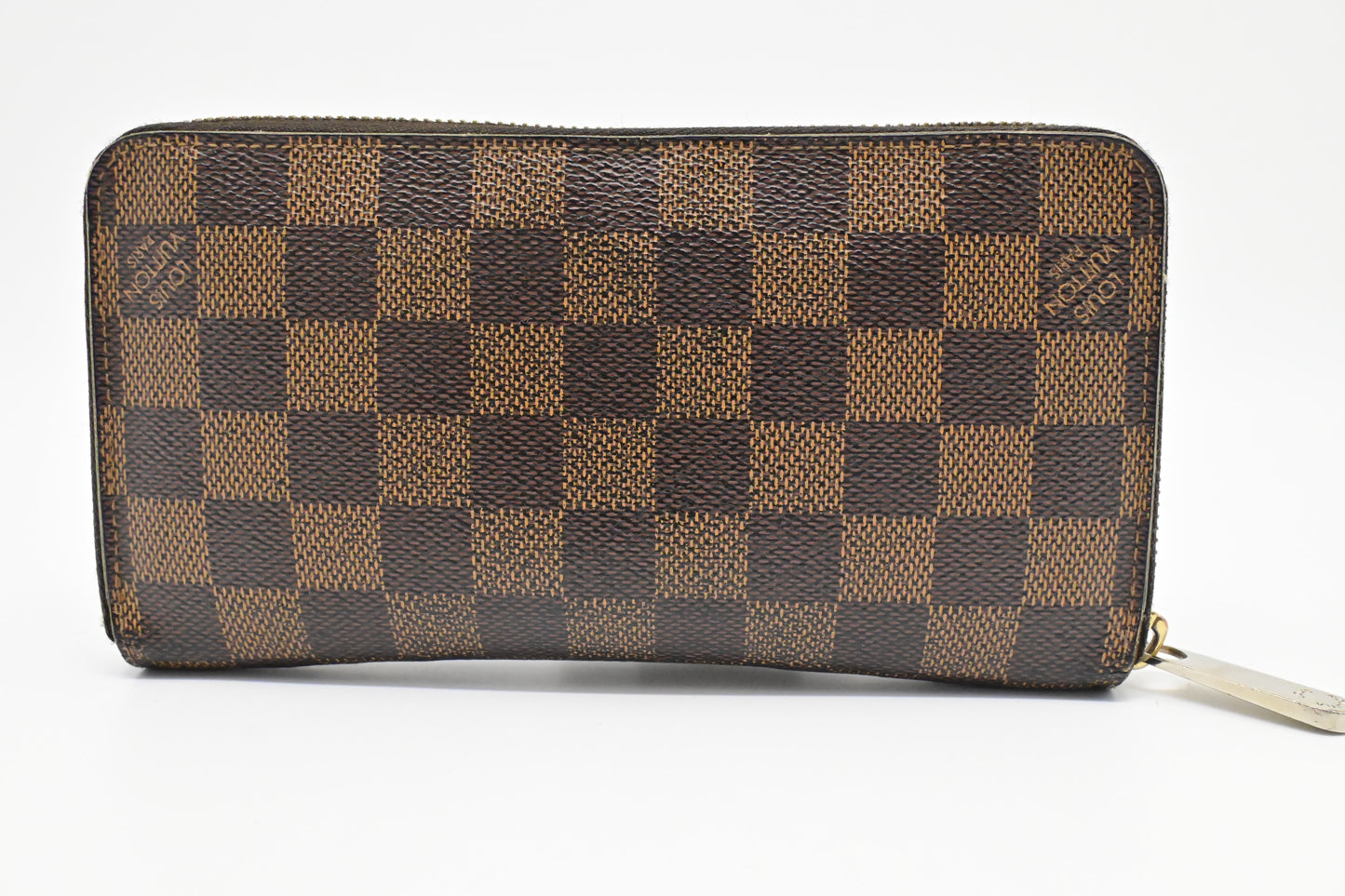 Louis Vuitton Long Zippy Wallet in Damier Ebene Canvas