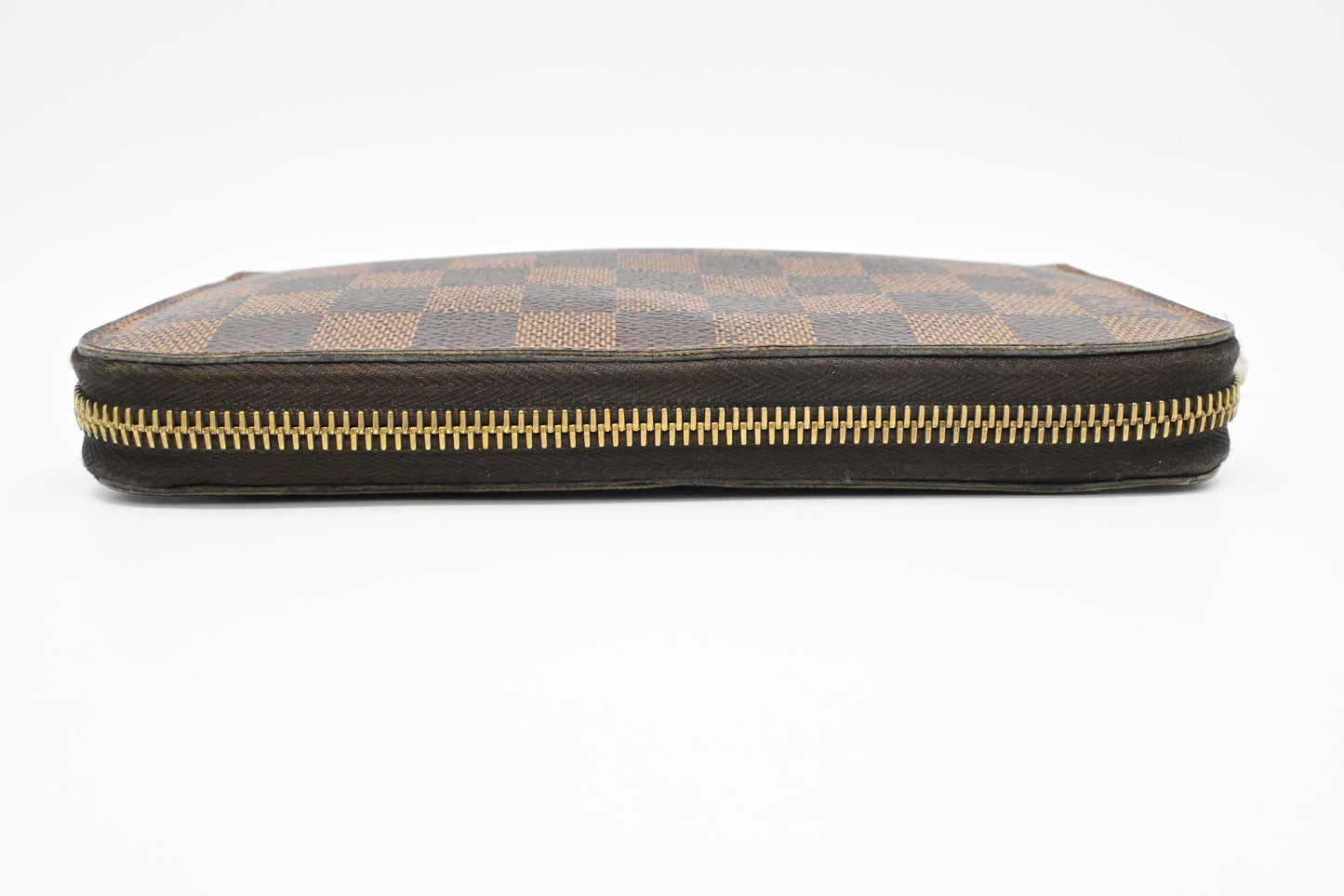 Louis Vuitton Long Zippy Wallet in Damier Ebene Canvas