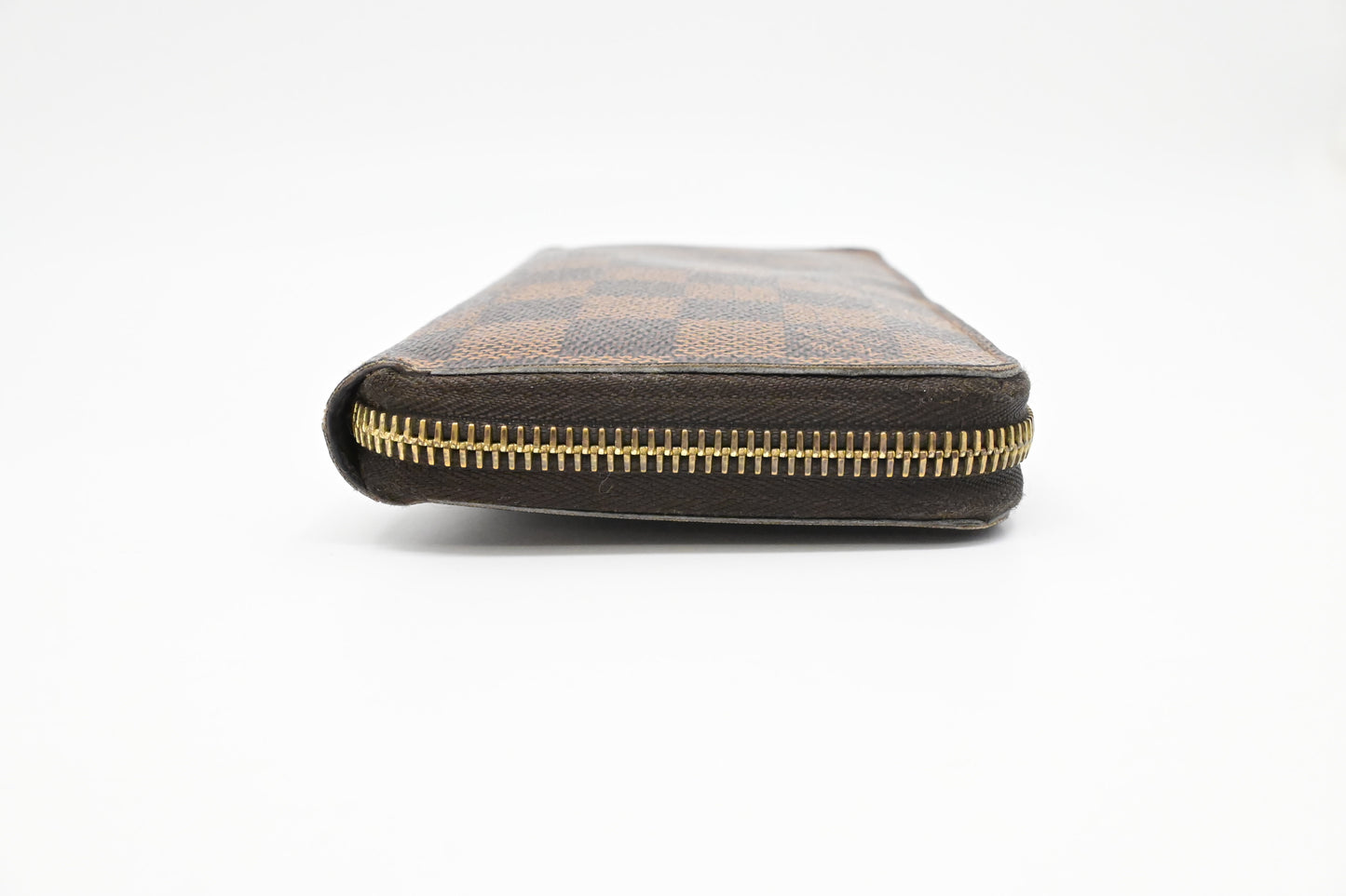 Louis Vuitton Long Zippy Wallet in Damier Ebene Canvas