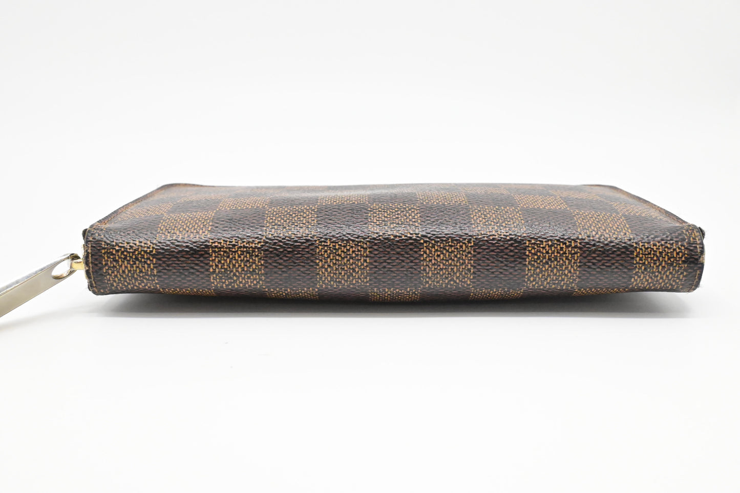 Louis Vuitton Long Zippy Wallet in Damier Ebene Canvas