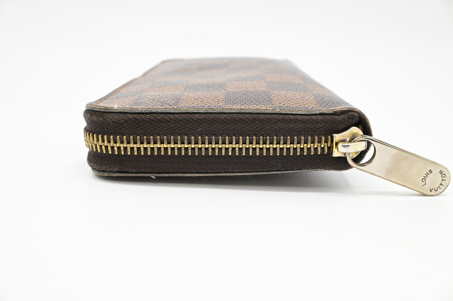 Louis Vuitton Long Zippy Wallet in Damier Ebene Canvas