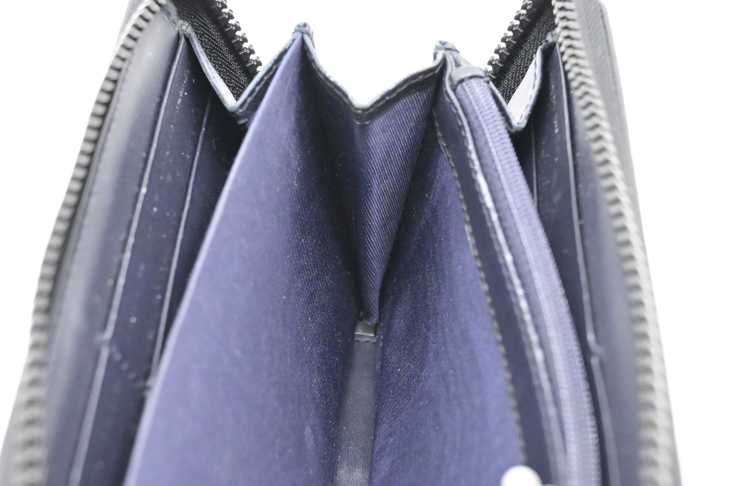 Gucci Zip Around Long Wallet in Blue Blooms GG Supreme Canvas