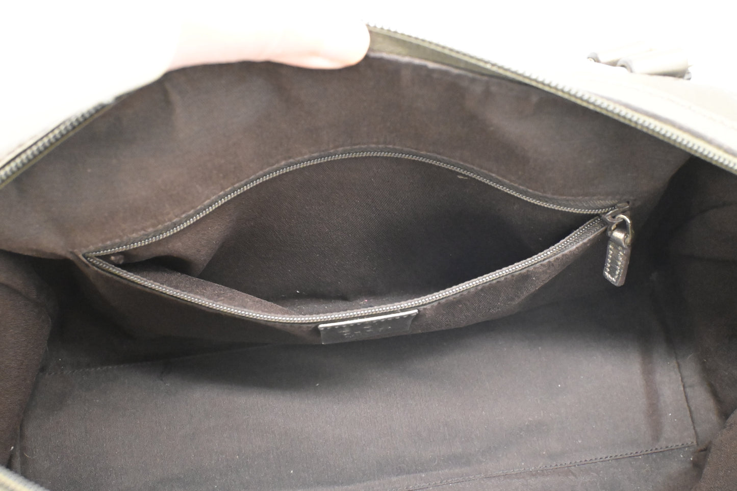 Gucci Boston Bag in Pewter Imprime Canvas