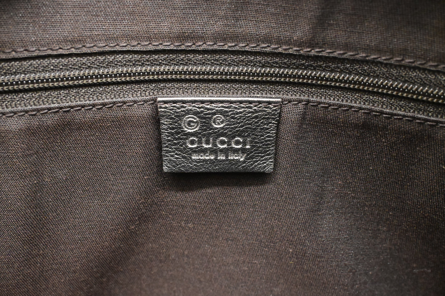 Gucci Boston Bag in Pewter Imprime Canvas