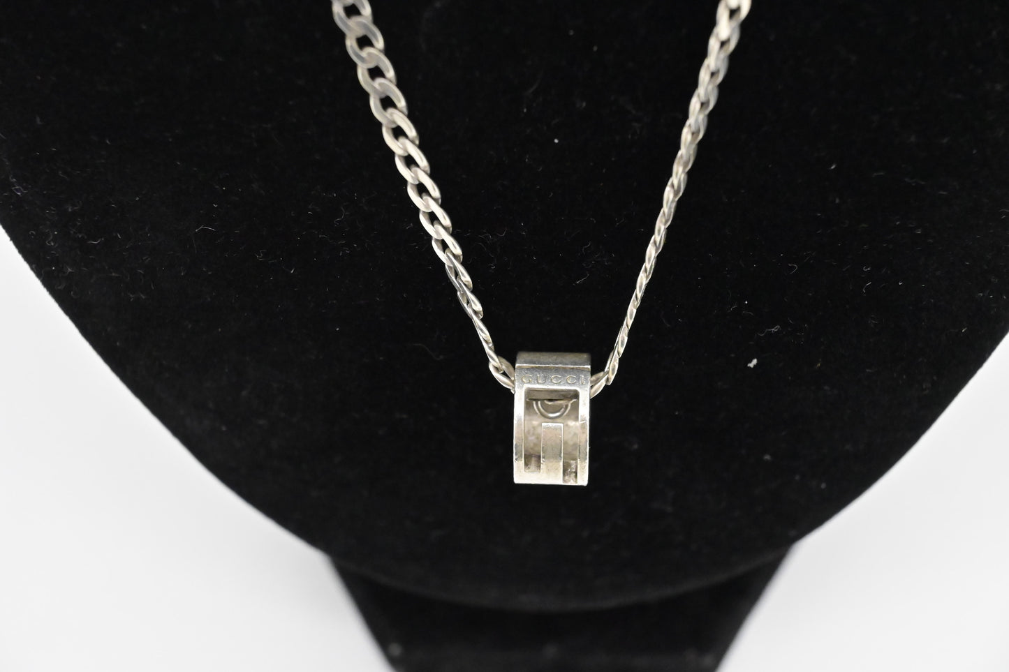 Gucci G-Ring Necklace in Sterling Silver
