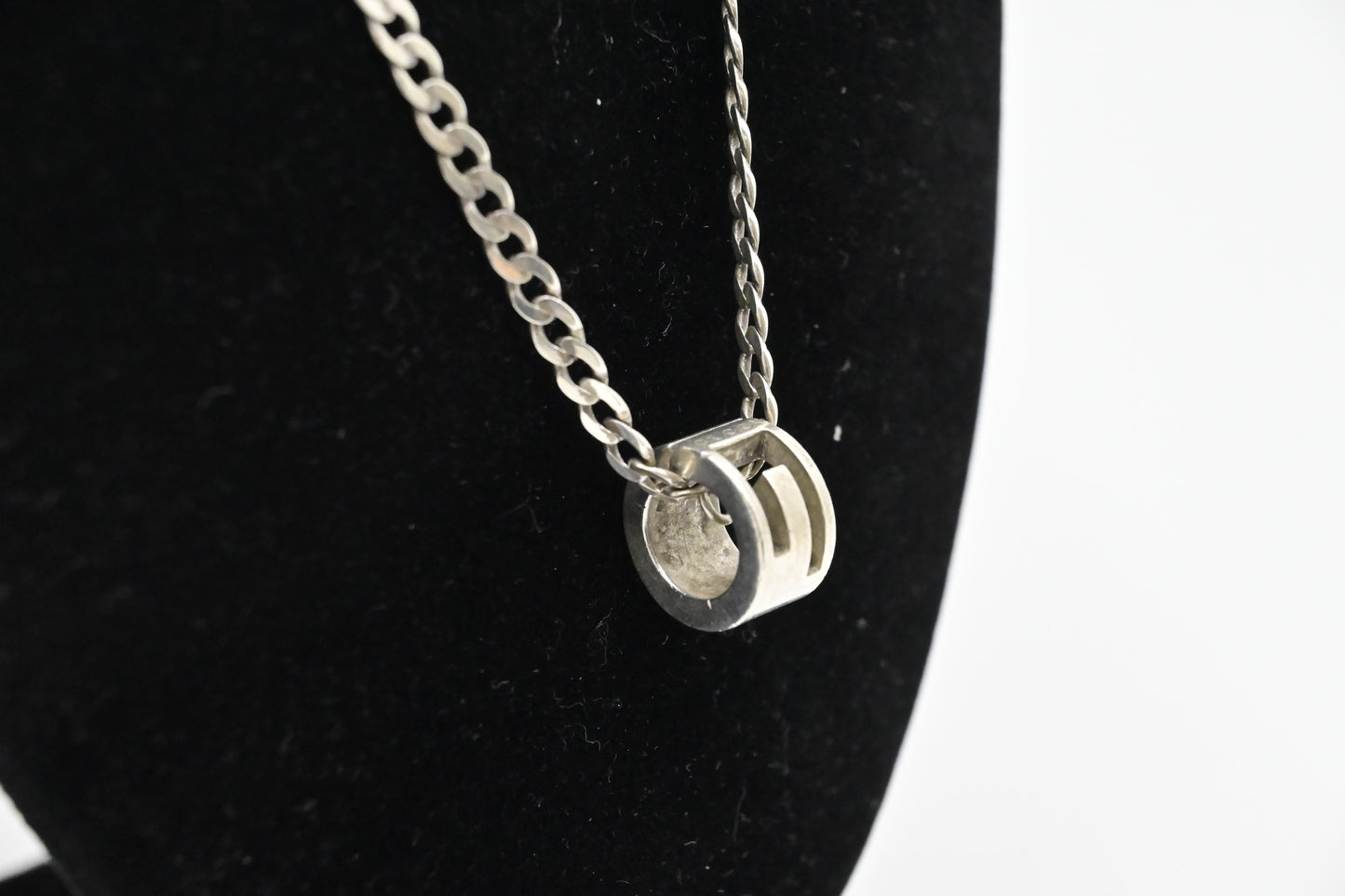 Gucci G-Ring Necklace in Sterling Silver