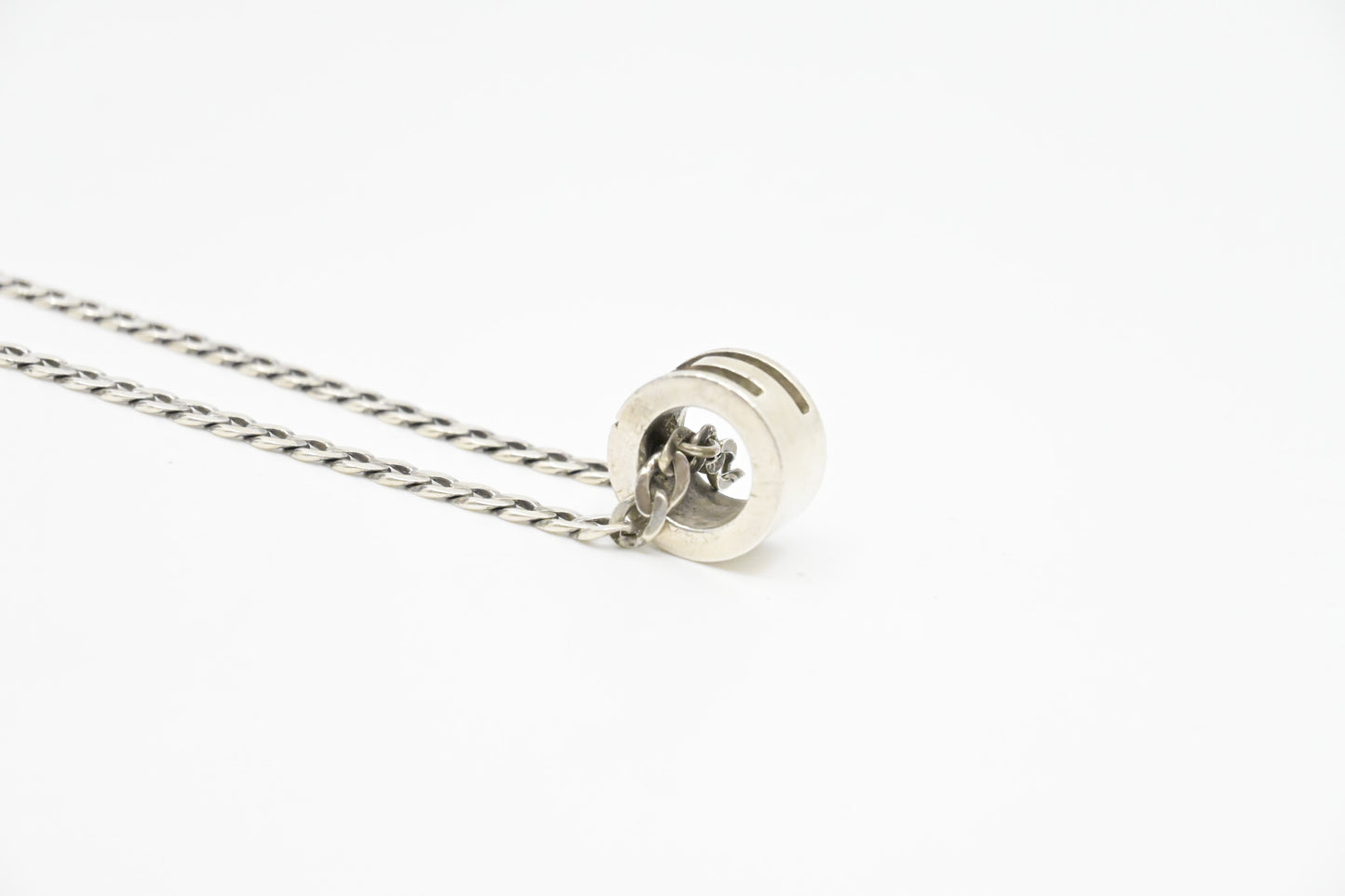 Gucci G-Ring Necklace in Sterling Silver