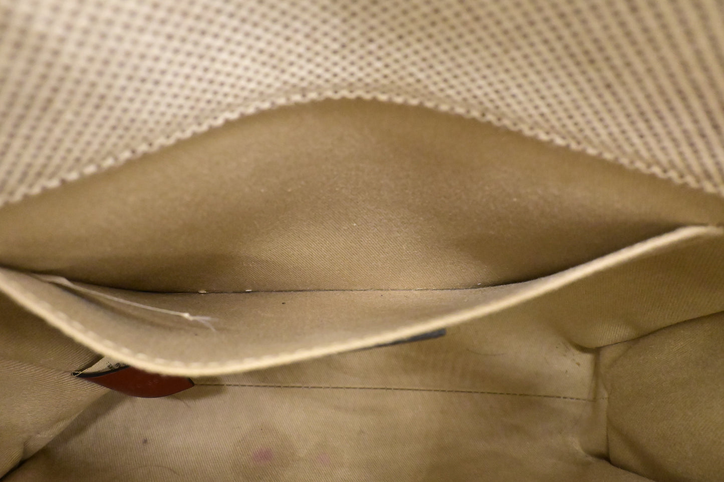 Chloé Woody 2way Bag in Beige Canvas