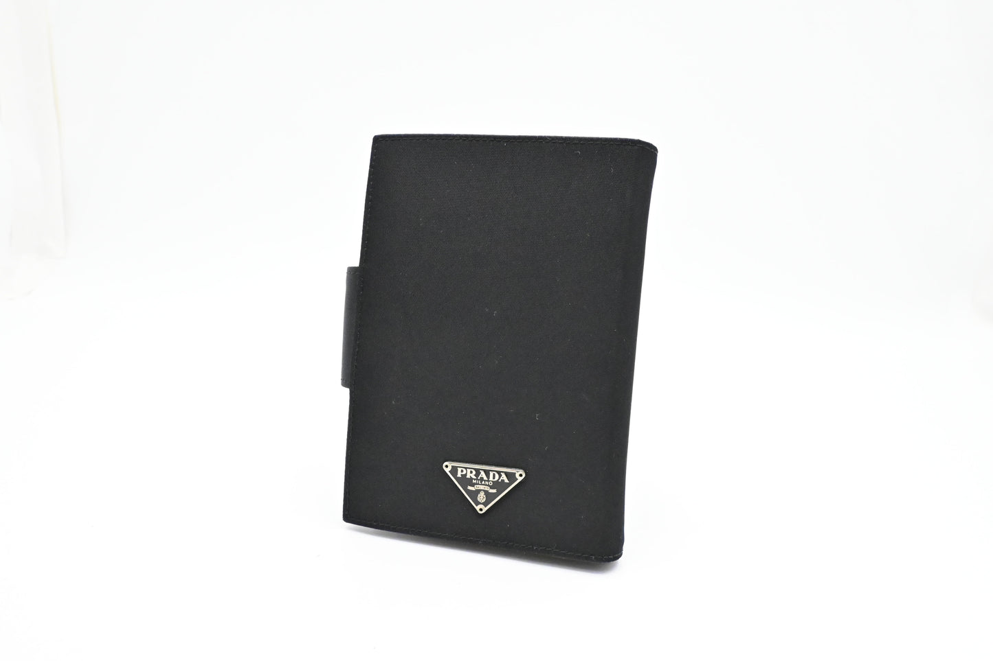Prada Agenda in Black Nylon Canvas