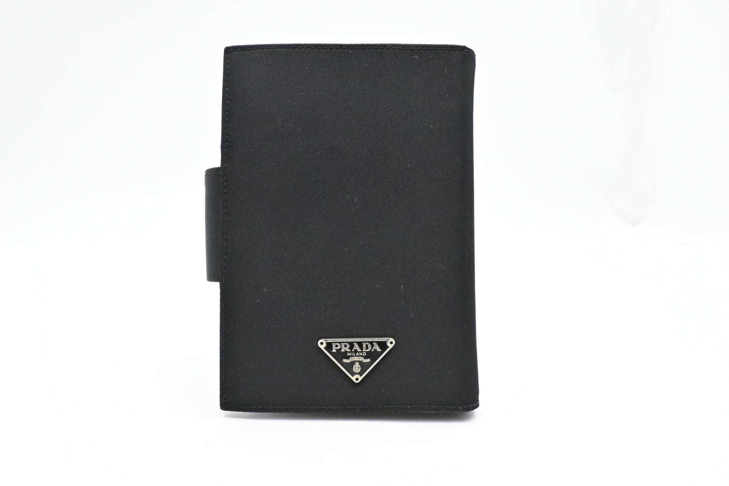 Prada Agenda in Black Nylon Canvas