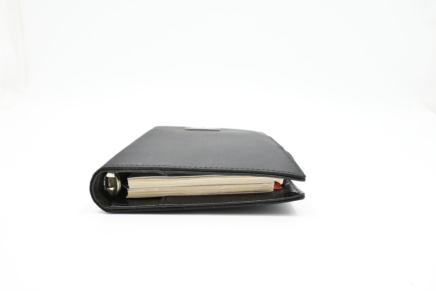 Prada Agenda in Black Nylon Canvas