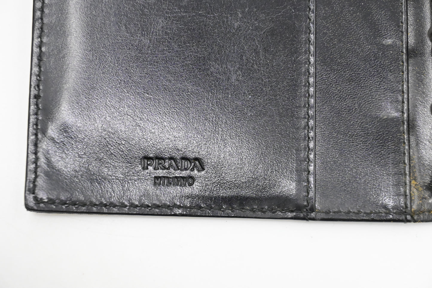 Prada Agenda in Black Nylon Canvas