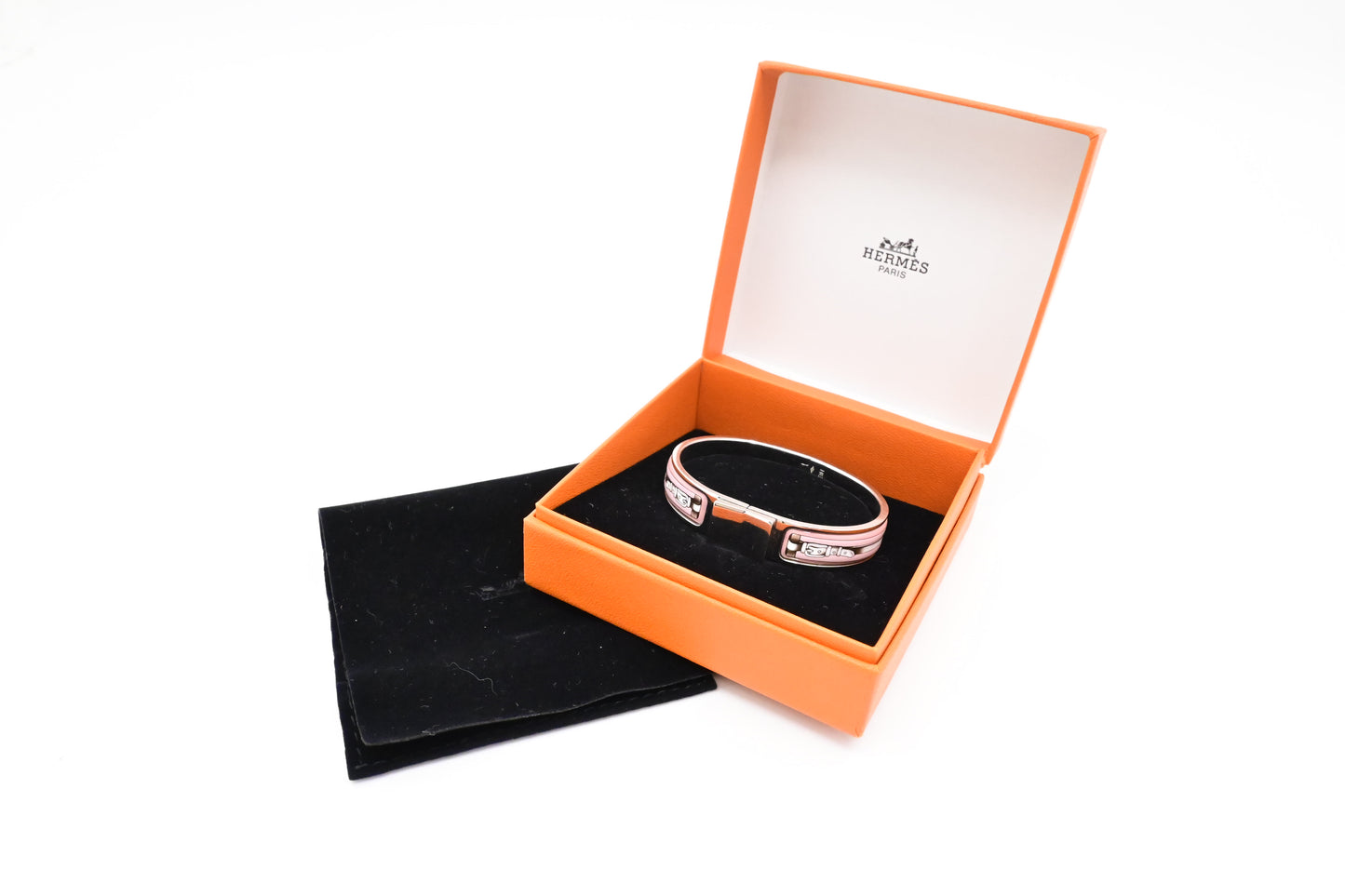 Hermes Clic H Bracelet in Pink