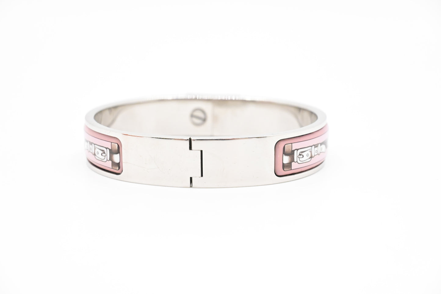 Hermes Clic H Bracelet in Pink