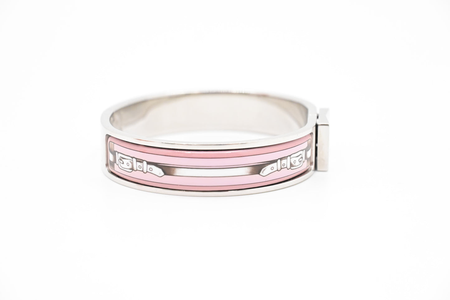 Hermes Clic H Bracelet in Pink