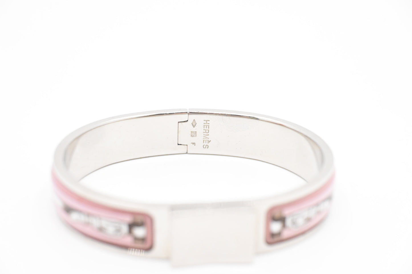 Hermes Clic H Bracelet in Pink