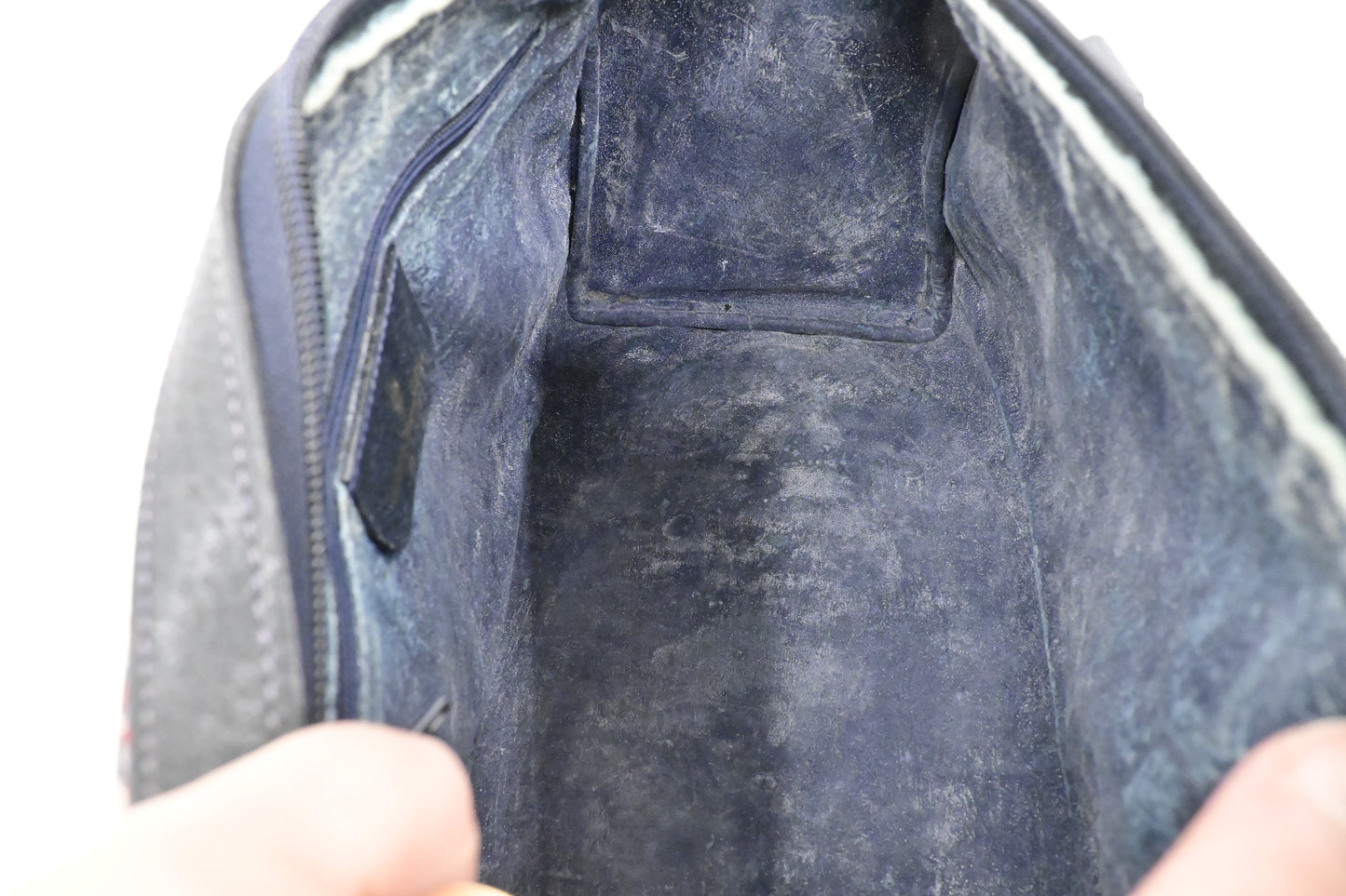 Gucci Boston Bag in Navy GG Supreme Canvas