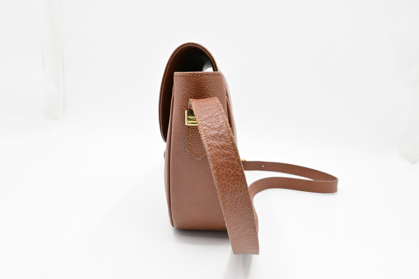 YSL Saint Laurent Crossbody in Brown Leather