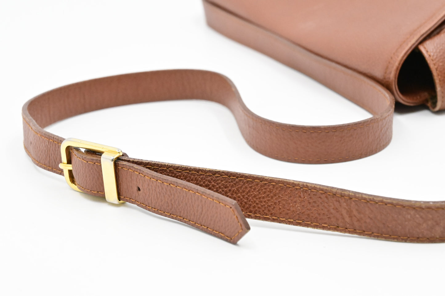YSL Saint Laurent Crossbody in Brown Leather