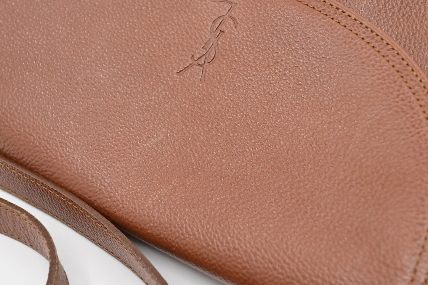 YSL Saint Laurent Crossbody in Brown Leather