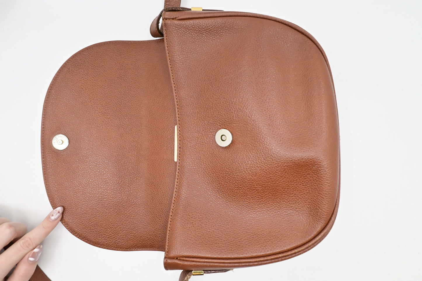YSL Saint Laurent Crossbody in Brown Leather