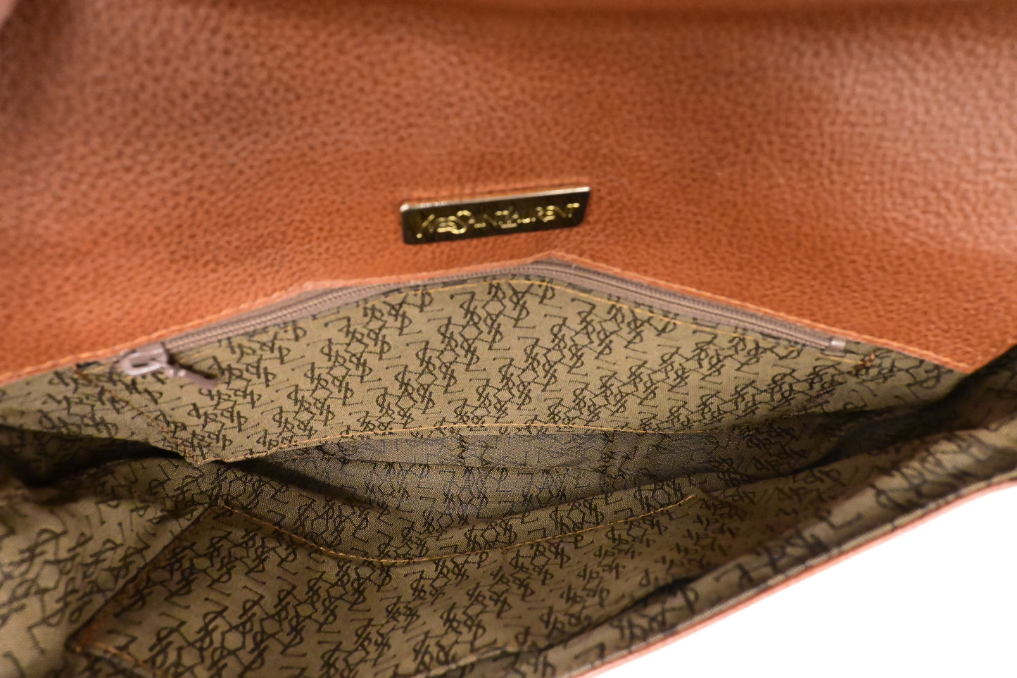 YSL Saint Laurent Crossbody in Brown Leather