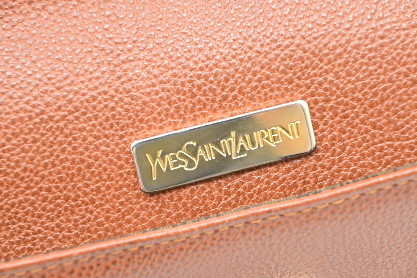 YSL Saint Laurent Crossbody in Brown Leather