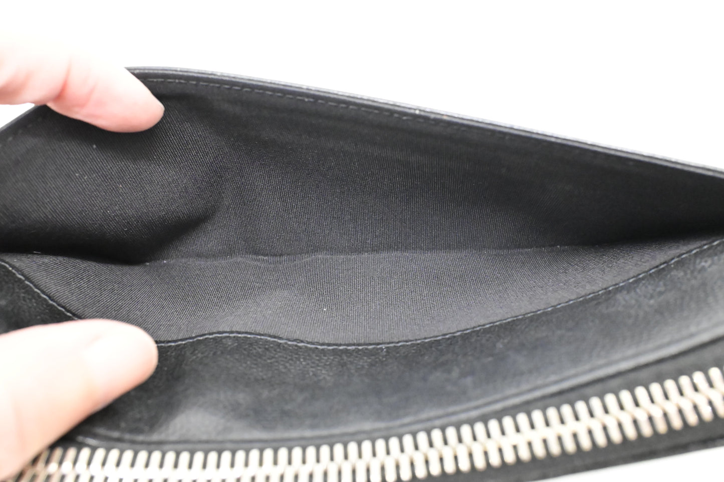 Chanel Zippy Long Wallet in Black Caviar Leather