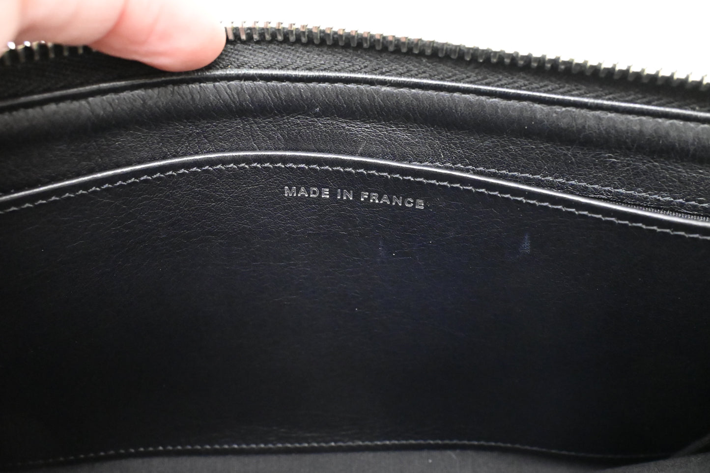 Chanel Zippy Long Wallet in Black Caviar Leather