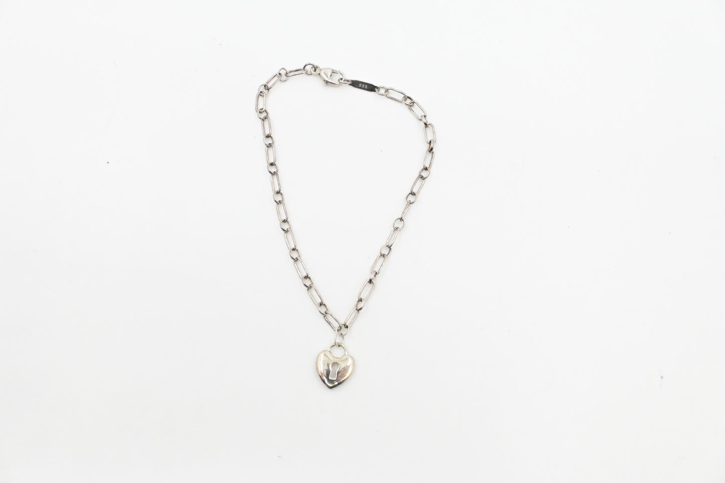 Tiffany & Co. Heart Keylock Bracelet in Sterling Silver