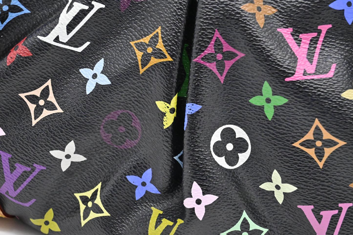 Louis Vuitton Judy MM in Black Multicolor Monogram Canvas