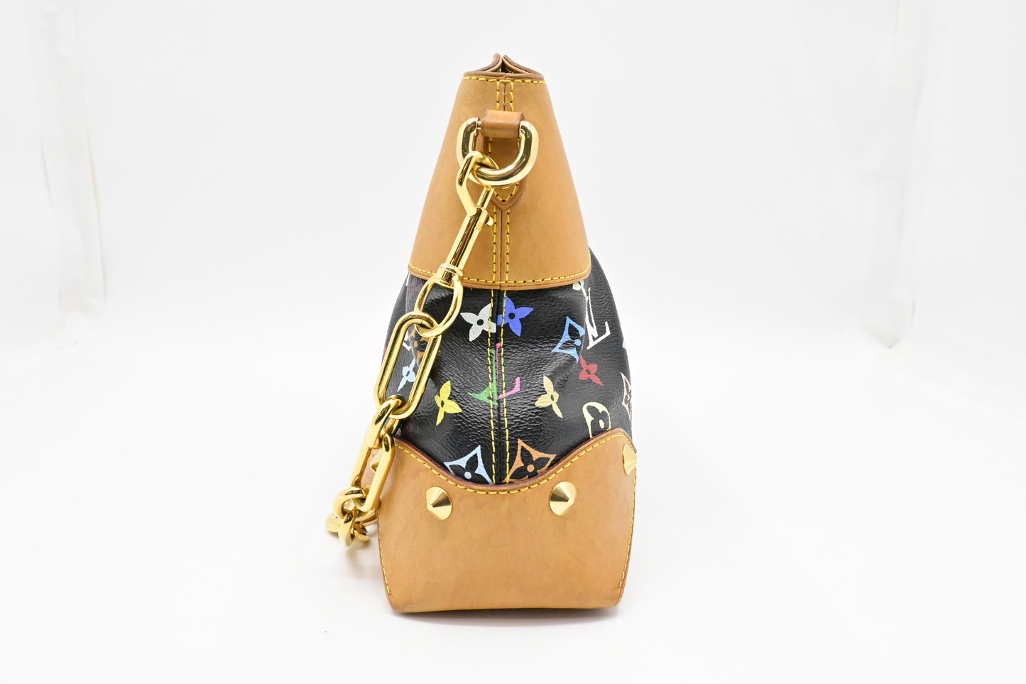 Louis Vuitton Judy MM in Black Multicolor Monogram Canvas