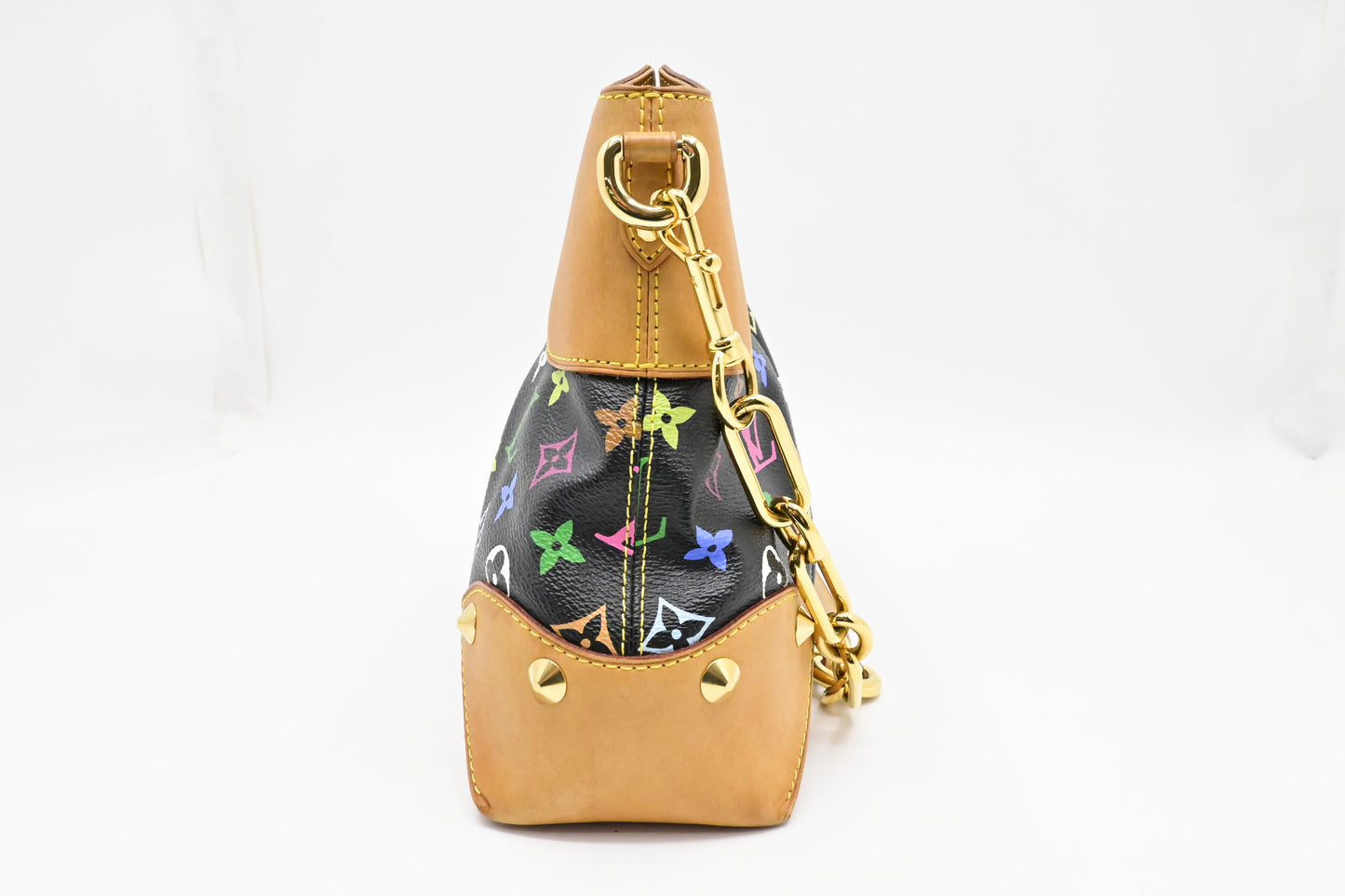 Louis Vuitton Judy MM in Black Multicolor Monogram Canvas