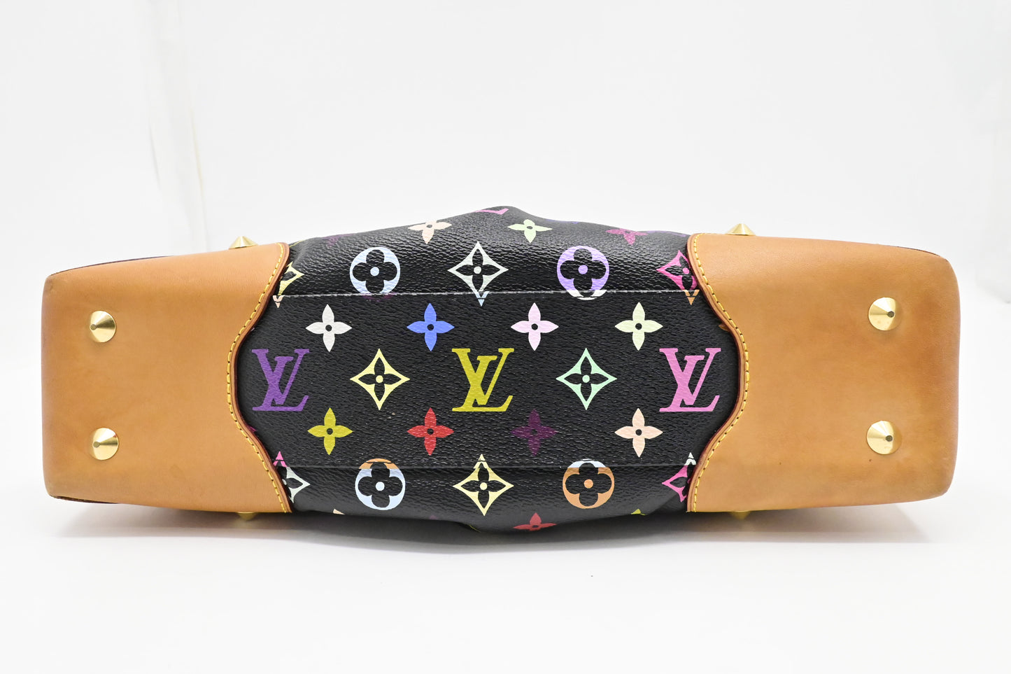 Louis Vuitton Judy MM in Black Multicolor Monogram Canvas