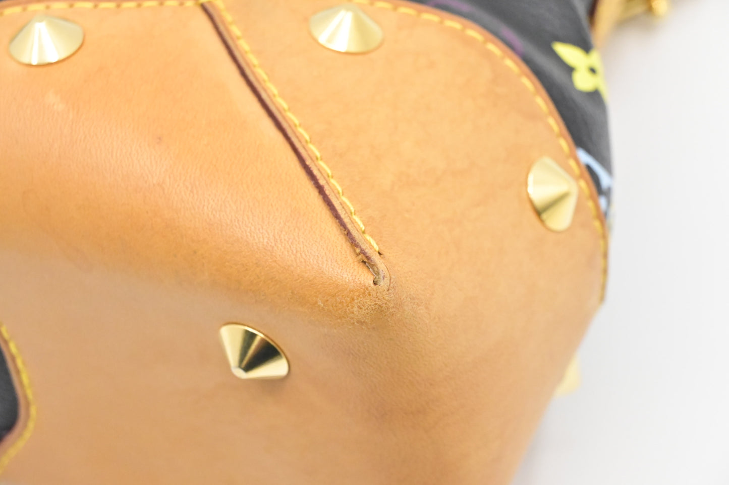 Louis Vuitton Judy MM in Black Multicolor Monogram Canvas