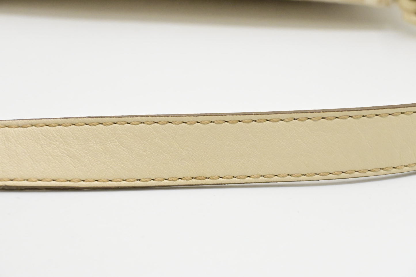 Fendi Mama Baguette in White Zucchino Coated Canvas