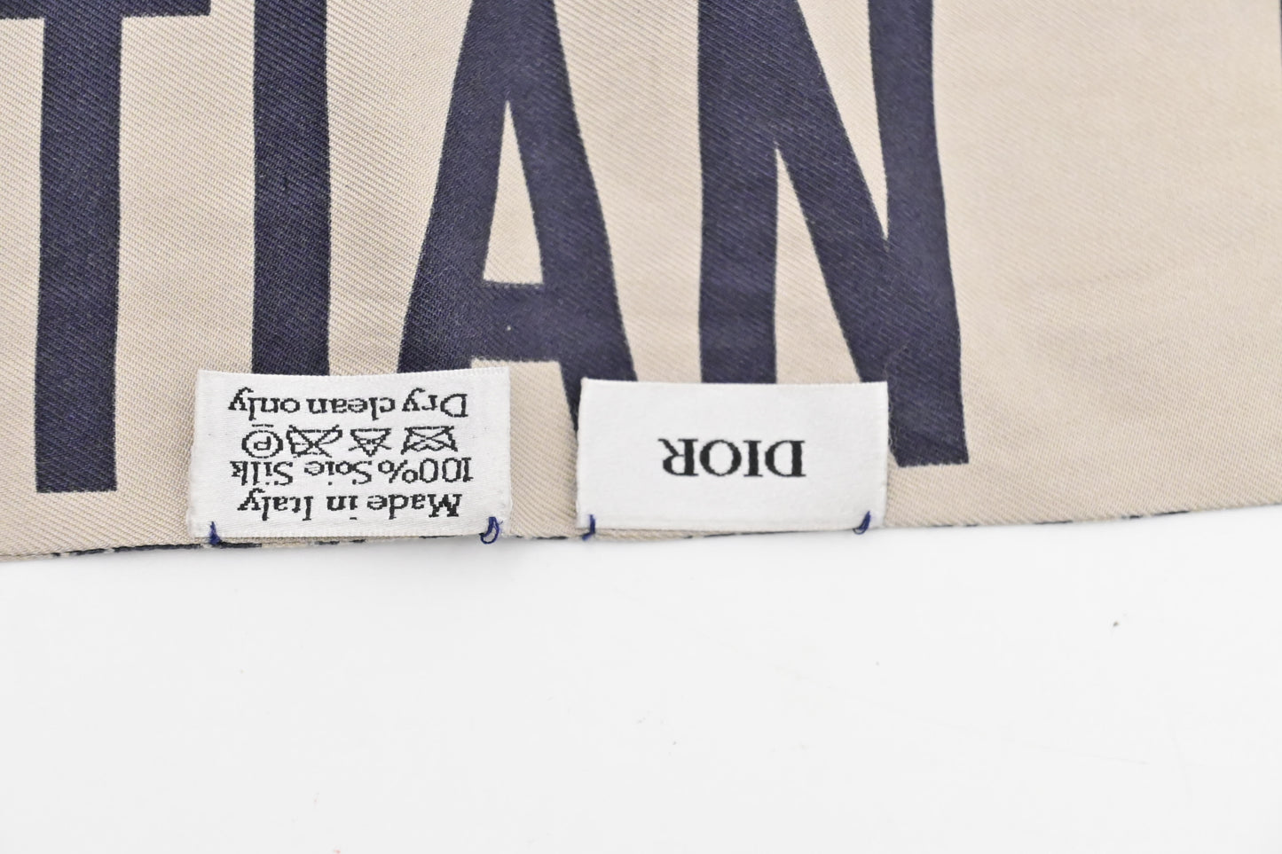 Dior J'ADIOR Mitzah Scarf in Blue Silk